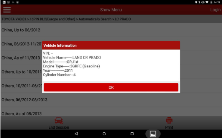 Toyota-Prado-2011-C120A-Yaw-Rate-Sensor-Calibration-Launch-X431-8