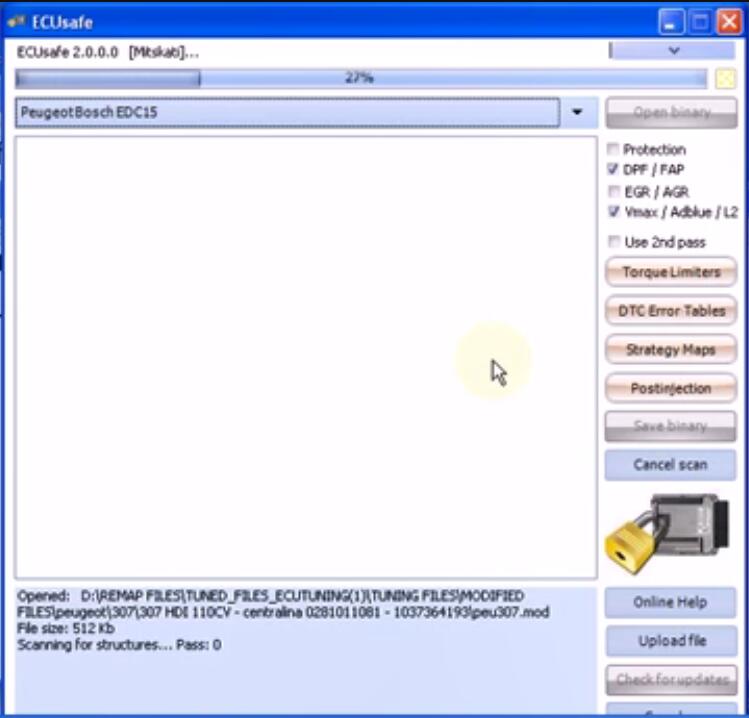 How-to-Remove-DPF-for-2003-Peugeot-307-HDI-by-ECUsafe-3