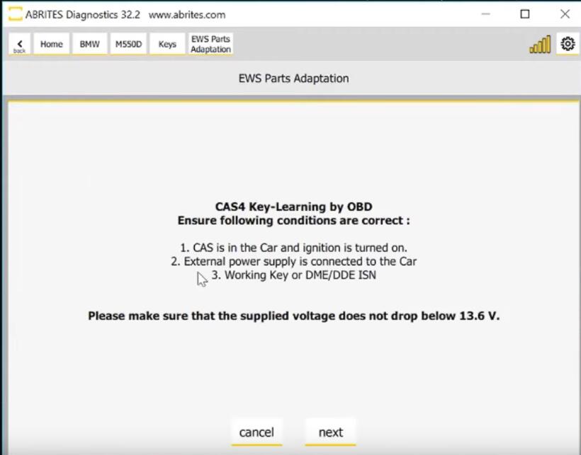 AVDI-All-Keys-Lost-Programming-for-BMW-F10-CAS4-2015-10