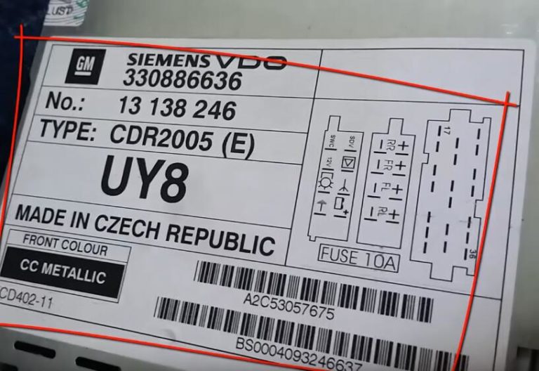 How to Unlock SIEMENS VDO CDR2005 Radio Code OFFAuto