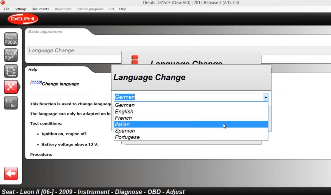 Seat-Leon-Instrument-Language-Changing-by-DS150E-9