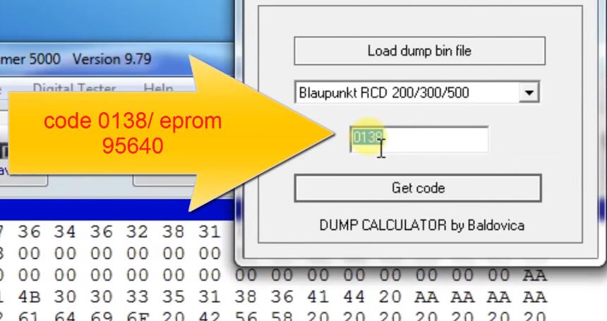 rcd 300 code calculator blaupunkt 1