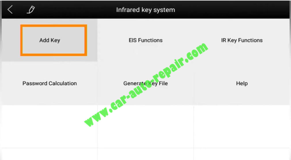 XTOOL-PAD3-KC501-Add-New-Infrared-Key-for-Benz-4