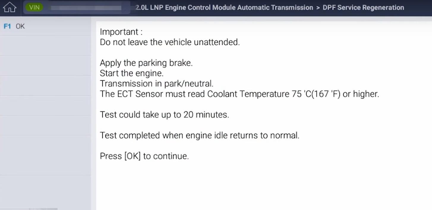 GM-Chevrolet-Orlando-DPF-Service-Regeneration-with-G-Scan3-12