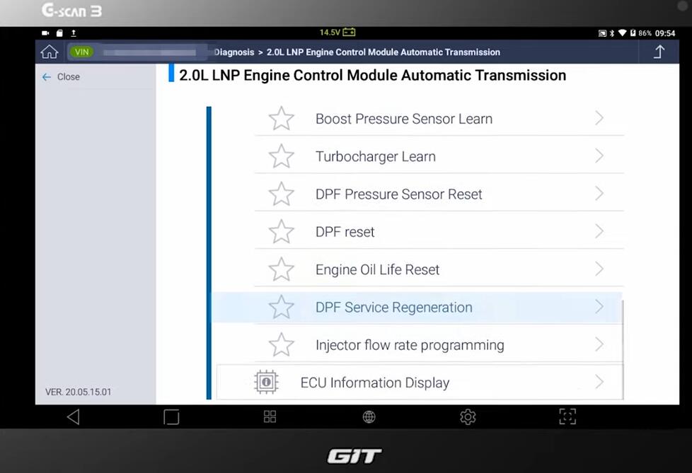 GM-Chevrolet-Orlando-DPF-Service-Regeneration-with-G-Scan3-8