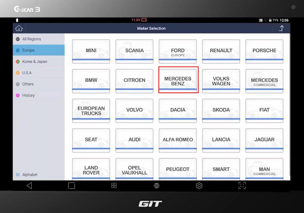 How-to-Use-G-scan3-start-engine-for-Mercedes-Benz-E-class-2