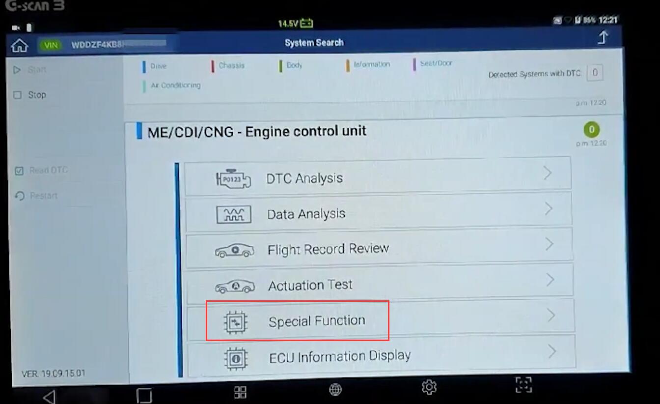 How-to-Use-G-scan3-start-engine-for-Mercedes-Benz-E-class-9