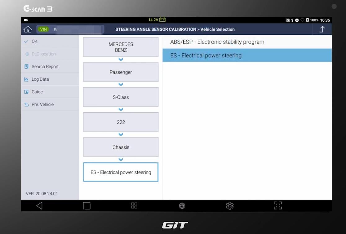 How-to-use-G-Scan-calibrate-Steering-Angle-SensorSAS-for-Mercedes-Benz-Maybach-8