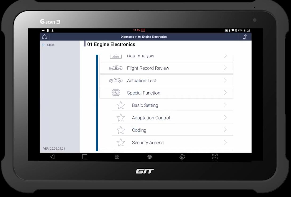 How-to-use-G-scan3-Regenerate-DPF-for-Audi-A6-2016-5