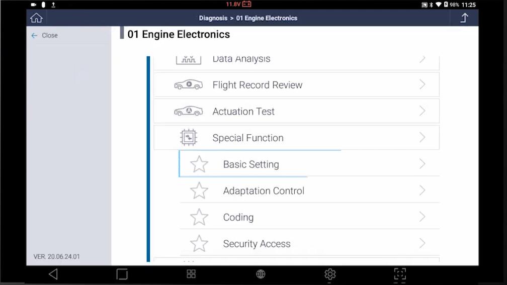 How-to-use-G-scan3-Regenerate-DPF-for-Audi-A6-2016-9