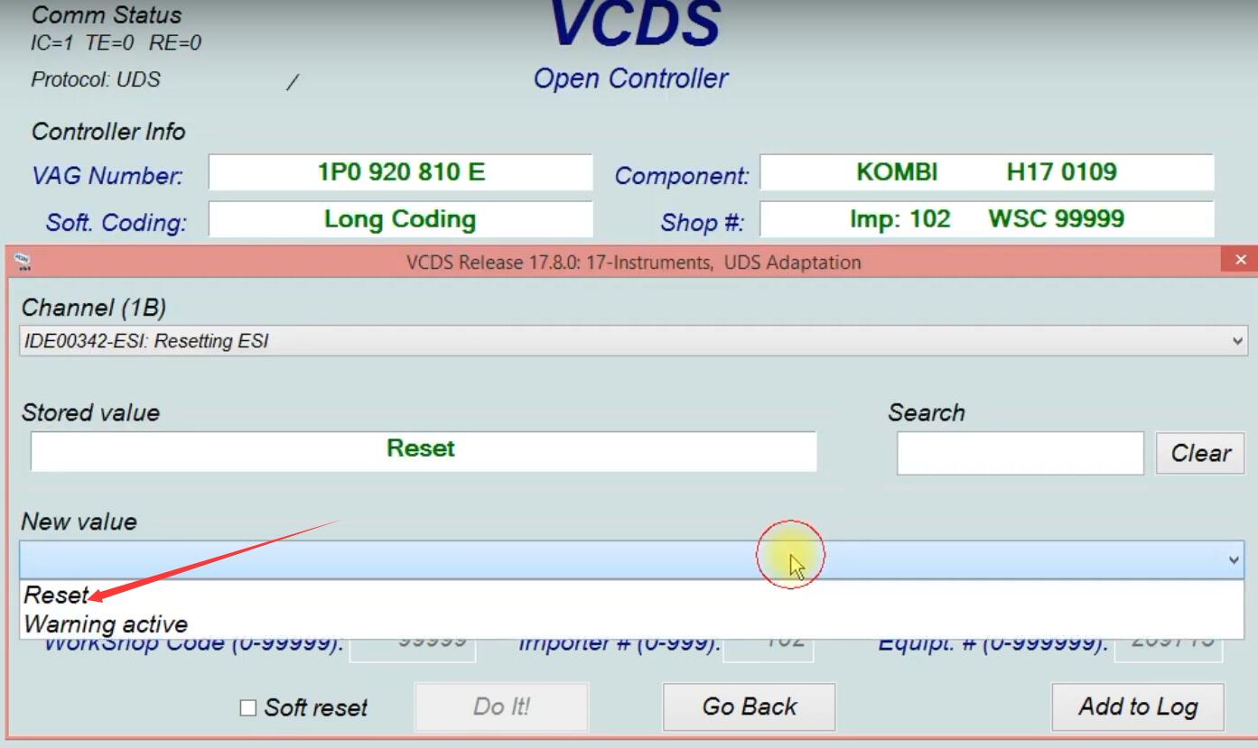 Reset-Service-Indicator-ESI-on-Seat-Leon-1.4-TSI-via-VCDS-7