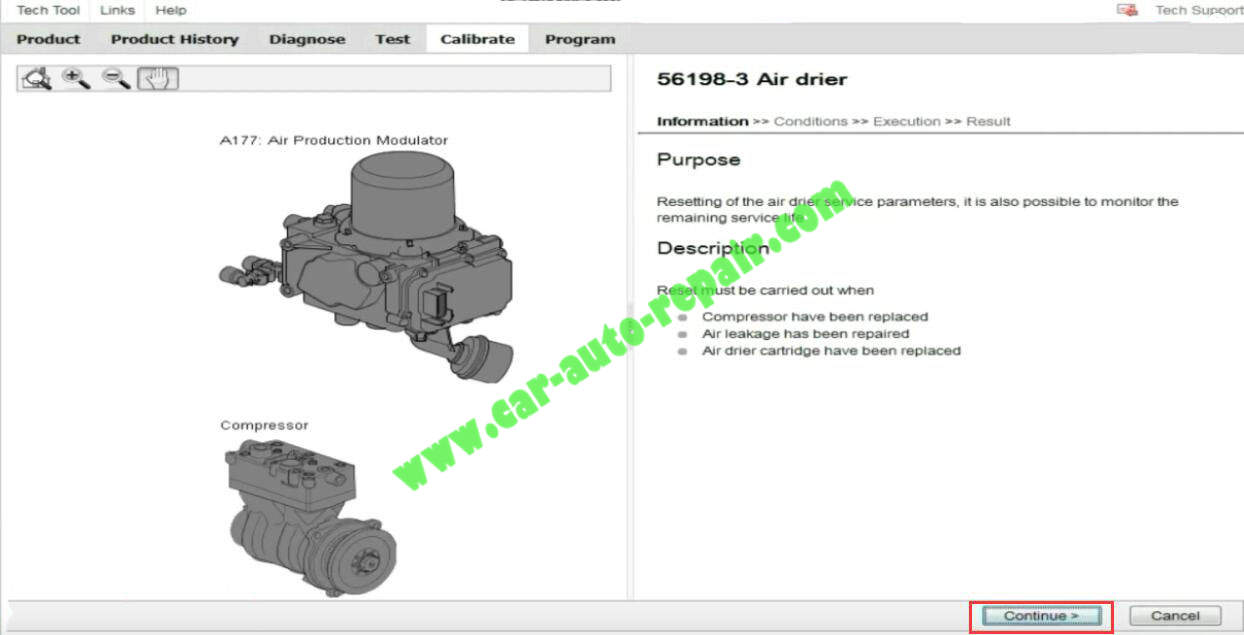 How-to-Reset-Air-Drier-for-Volvo-FMX-440-by-Volvo-Tech-Tool-4