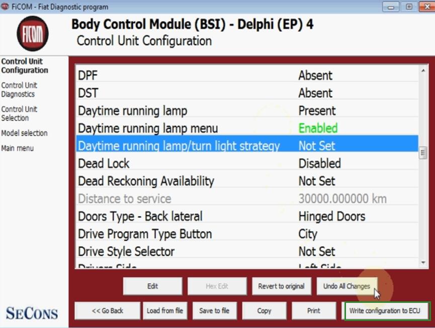 How-to-Enable-Day-Time-Running-Lamp-Menu-on-Fiat-Punto-Evo-by-FiCOM-12