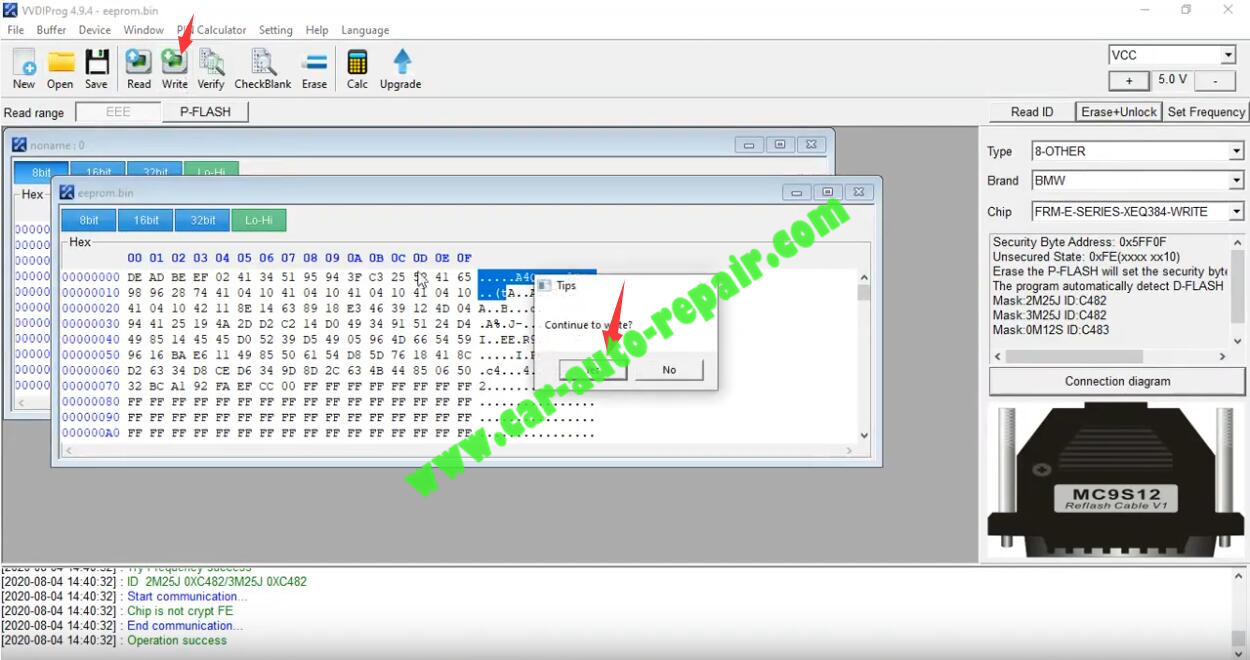 How-to-Use-VVDI-Prog-ReadWrite-BMW-XEQ384-FRM-9