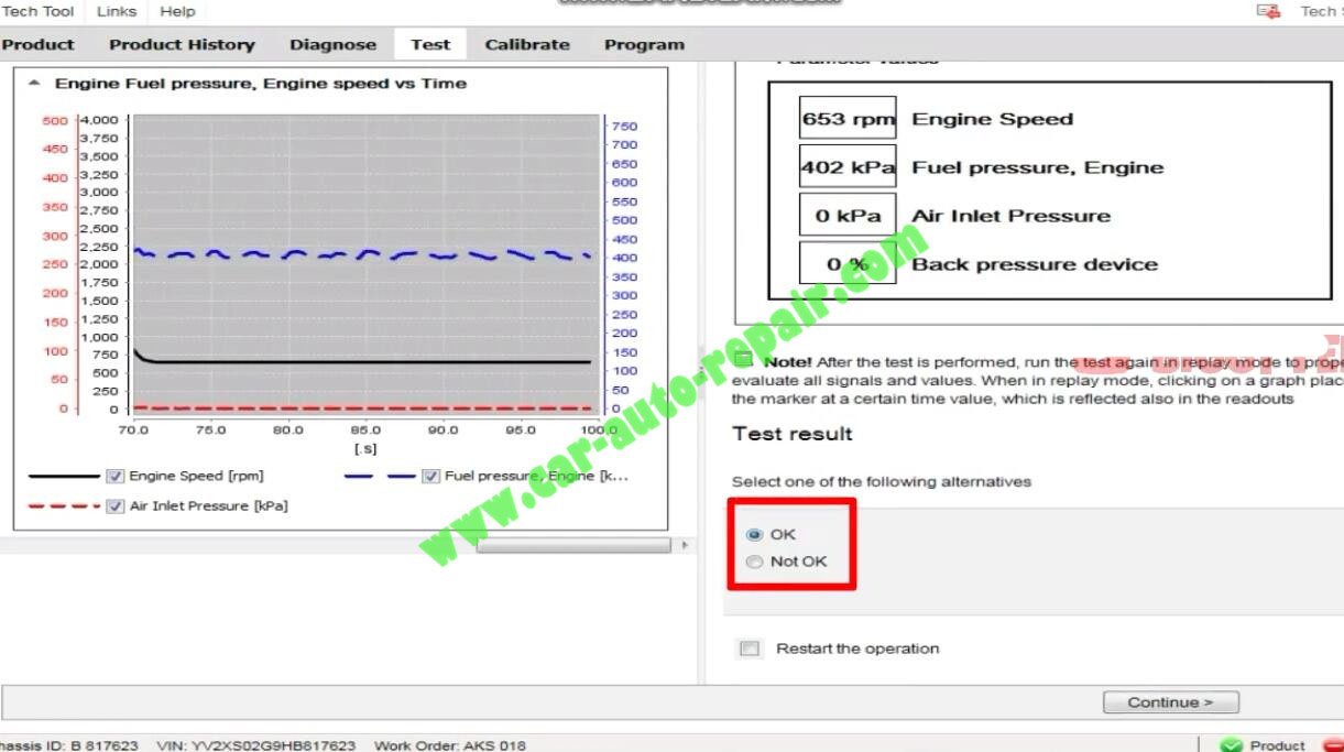 Volvo-PTT-Check-Engine-Fuel-Pressure-for-Volvo-FM4-Truck-5