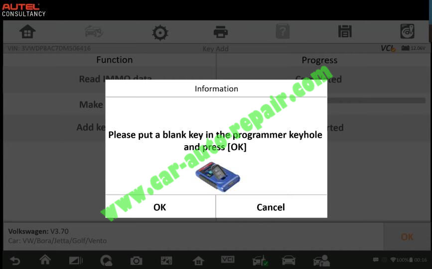 Autel-IM608-Add-New-Key-for-Volkswagen-Jetta-2013-11