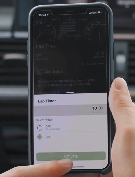 How-to-Activate-Lap-Timer-Feature-by-OBDeleven-for-Audi-A7-7
