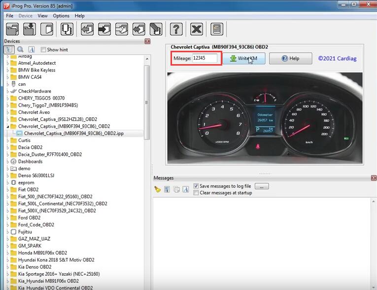 Chevrolet-Captiva-93C86-Mileage-Correction-by-iProg-Programmer-3