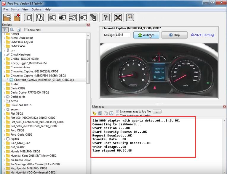 Chevrolet-Captiva-93C86-Mileage-Correction-by-iProg-Programmer-4