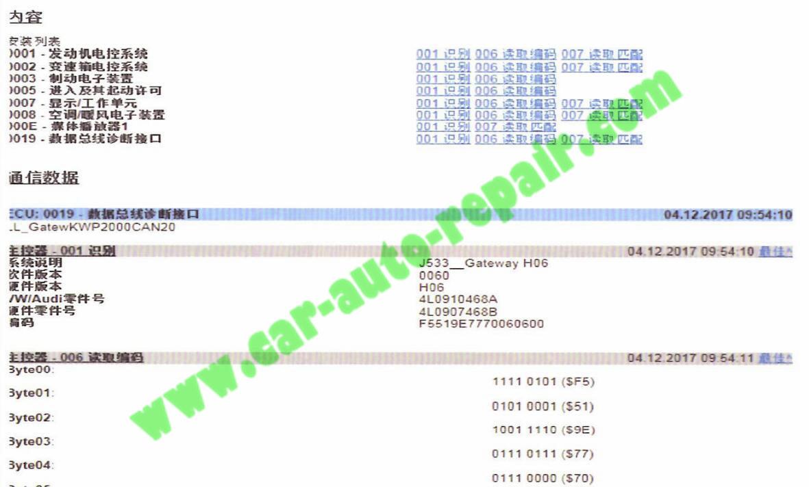 How-to-ExportImport-Communication-Protocols-of-Control-Unit-for-AUDI-7