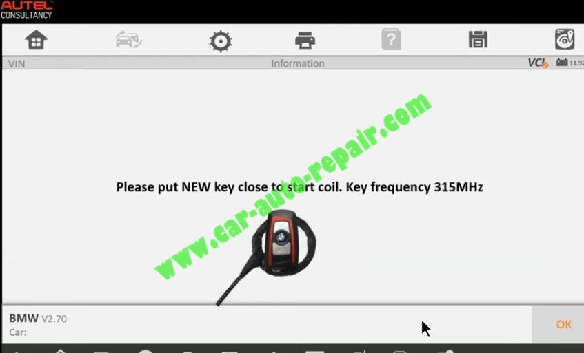 How-to-Use-Autel-IM608-to-Add-New-Key-for-BMW-320i-2013-29