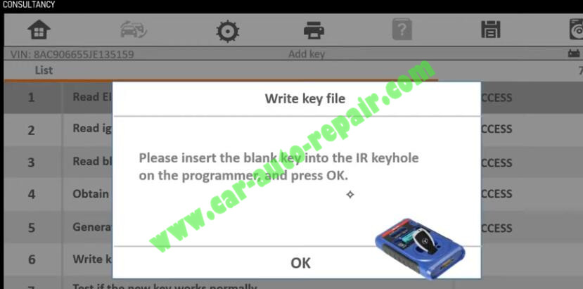 Mercedes-Benz-Sprinter-New-IR-Key-Adding-by-Autel-IM608-18