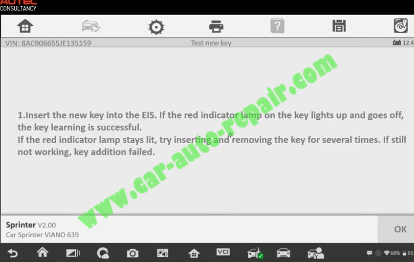 Mercedes-Benz-Sprinter-New-IR-Key-Adding-by-Autel-IM608-20