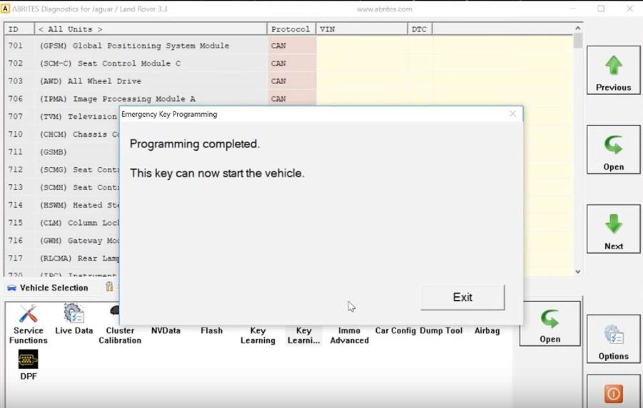 AVDI-Diagnostics-All-Keys-Lost-Programming-for-Range-Rover-2019-13