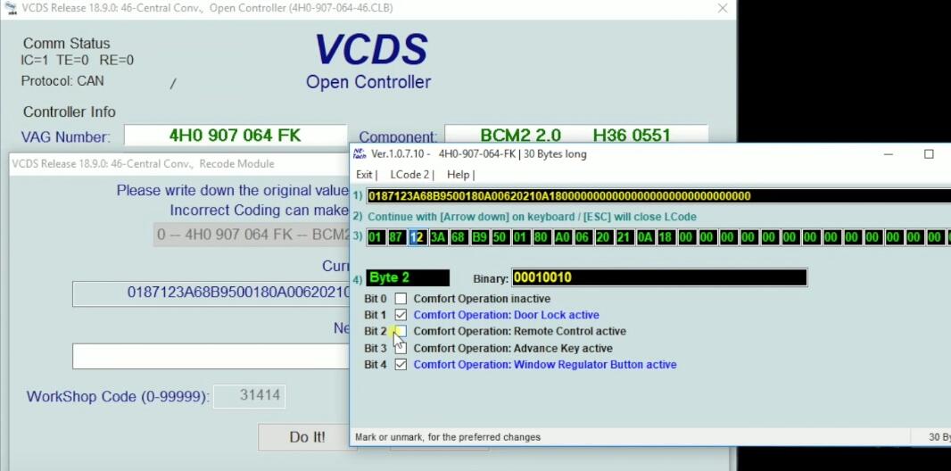 How-to-Active-Remote-Control-for-Windows-by-VCDS-on-2015-T3-Touareg-VW-5