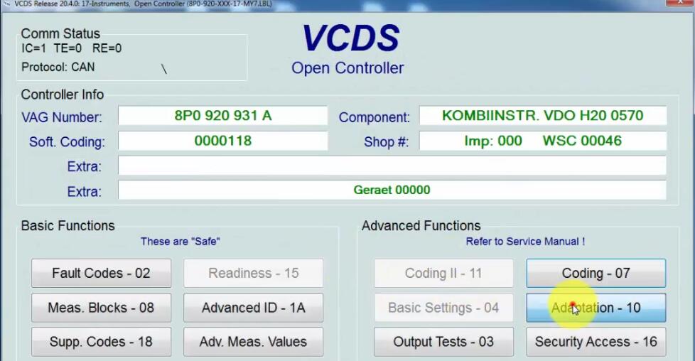 How-to-Reset-Service-Oil-by-VCDS-for-2004-Audi-A3-3