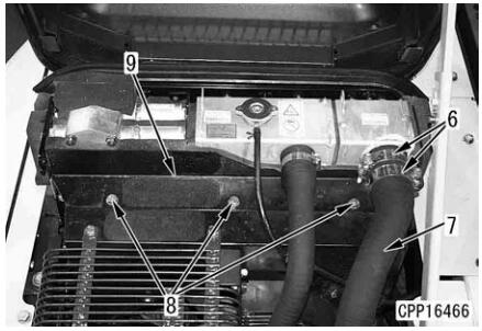 Komatsu-PC130-Excavator-Aftercooler-assembly-Guide-3