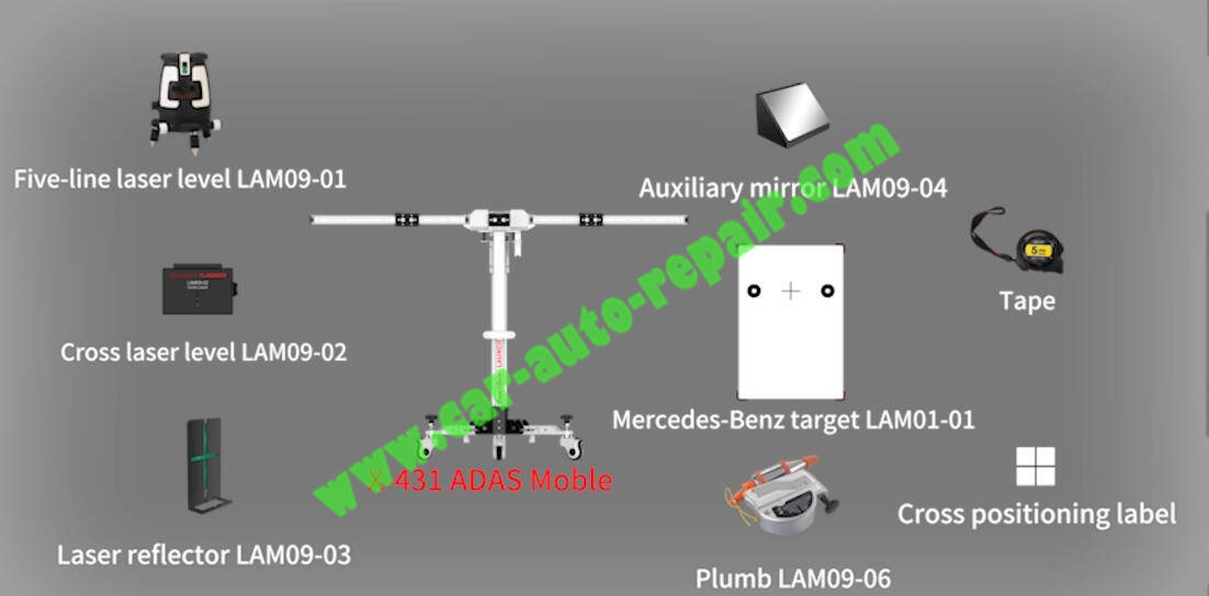 Benz-E260-A28600-DTC-Front-Camera-Calibration-by-Launch-X431-ADAS-5