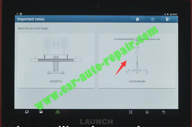 Benz-E260-A28600-DTC-Front-Camera-Calibration-by-Launch-X431-ADAS-6