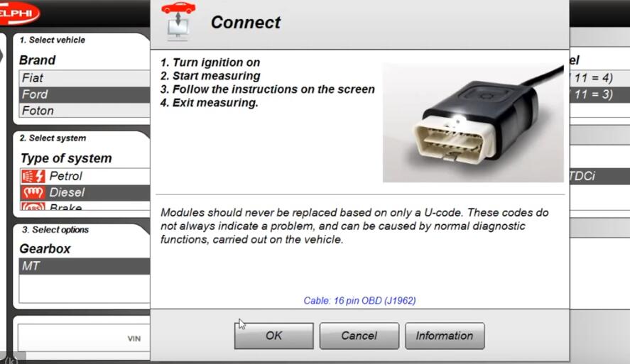 How-to-Check-Engine-Real-Time-Data-via-Delphi-Ds150-on-Ford-Fusion-2003-3