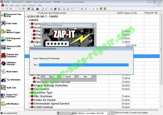 How-to-Remove-Cummins-Engine-ECM-Password-by-Iniste-8