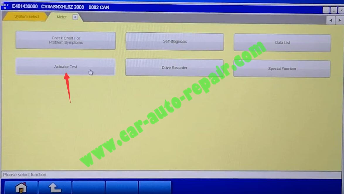How-to-Use-MUT-III-Diagnostic-Software-Actuator-Test-Function-3