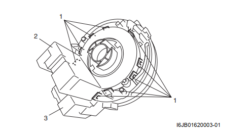 Suzuki-Grand-Vitara-Steering-Angle-Sensor-Removal-Installation-1