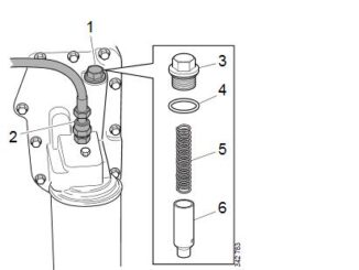 How-to-Renew-Scania-Truck-Oil-Pressure-Regulator-for-7-Litre-Engine-3