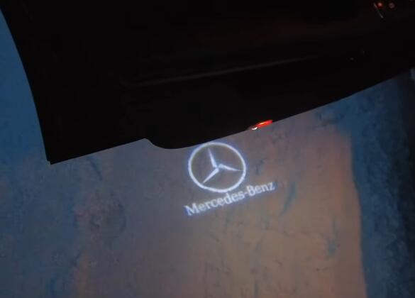 Cool-Door-Logo-Projector-Led-Installation-guide-on-Mercedes-Benz-E-Class-W212-5