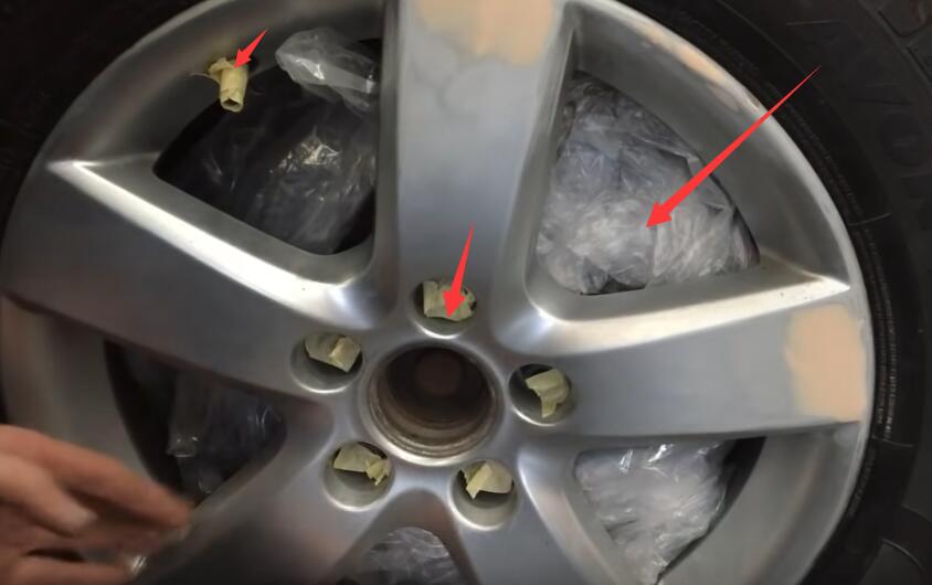 How-to-Repair-Curb-Rash-on-wheel-rim-on-VW-7