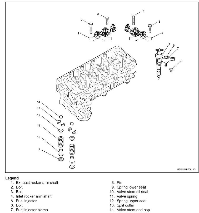 ISUZU-4JJ1-Engine-Valve-Stem-Seal-and-Spring-Removal-Installation-1