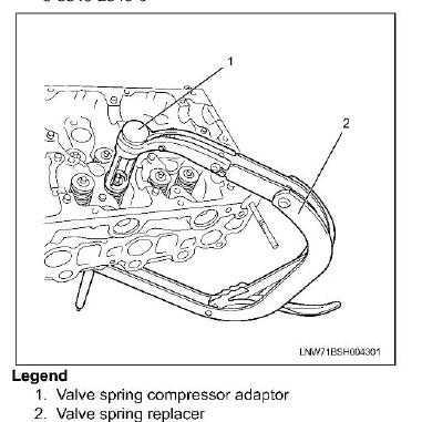 ISUZU-4JJ1-Engine-Valve-Stem-Seal-and-Spring-Removal-Installation-11