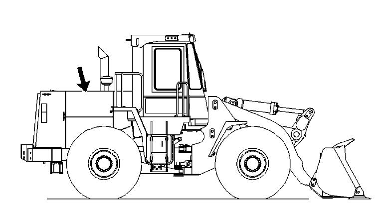 Caterpillar-950F-Excavator-Air-Filter-Primary-Element-Clean-and-Replace-1