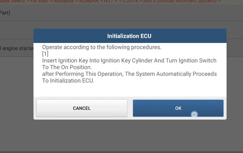 How-to-Register-NATS-Key-for-Nissan-Almera-N17-by-Launch-X431-7
