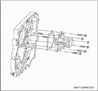 How-to-Remove-Install-Water-Pump-for-ISUZU-4JJ1-Engine-Truck-4
