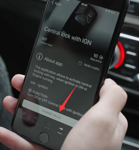 Audi-Q7-Central-Lock-with-IGN-Activated-by-OBDeleven-5