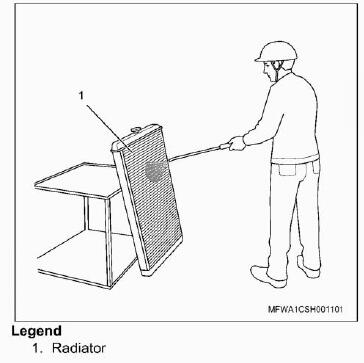 How-to-Remove-Install-Radiator-for-ISUZU-4JJ1-Engine-Truck-8