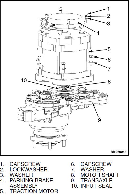 Yale-G807-Lift-Truck-Parking-Brake-and-Traction-Motor-1