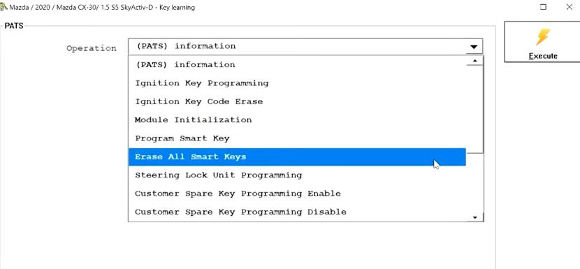 All-Keys-Lost-Programming-by-Using-MZ001-and-AVDI-for-Mazda-CX30-2020-4