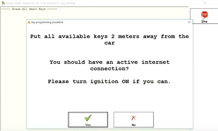 All-Keys-Lost-Programming-by-Using-MZ001-and-AVDI-for-Mazda-CX30-2020-5